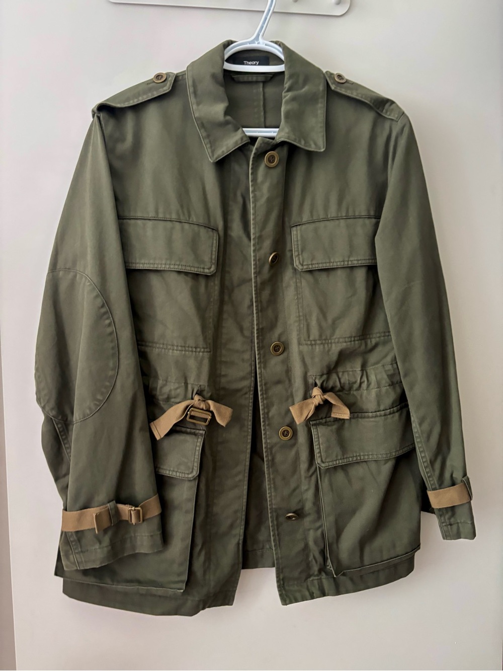 Theory Cotton Military Jacket